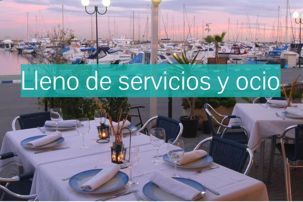 Coqueto Apartamento De Playa Con Piscina Y Terraza Valencia Eksteriør billede